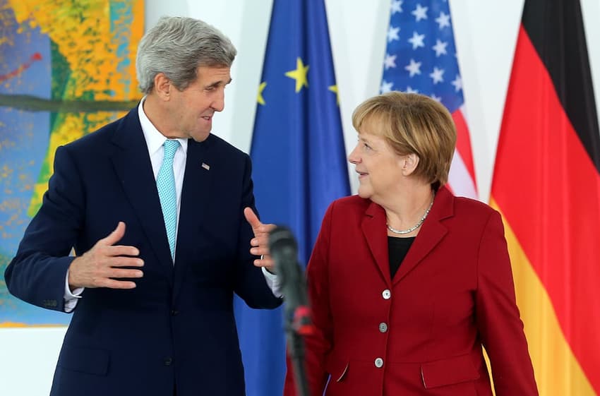 Kerry: Trump's criticism of Merkel 'inappropriate'