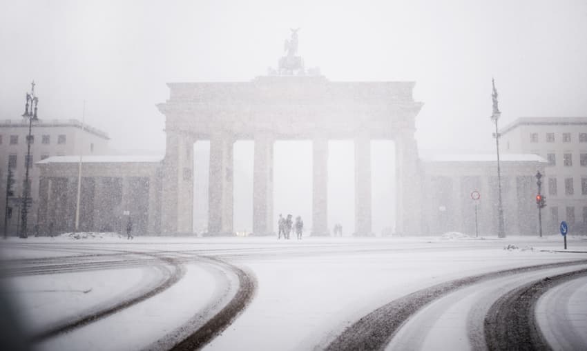 These photos show just how much snow Germany got so far this year
