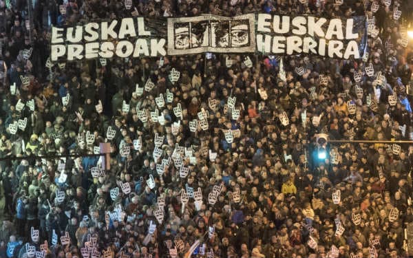 Thousands rally in Spain for ETA prisoner amnesty