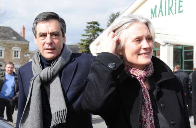 French presidential frontrunner Fillon 'paid his British wife €500k as aide'