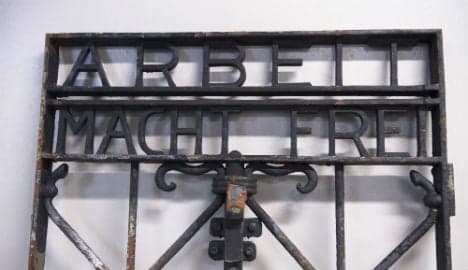 Stolen 'arbeit macht frei' gate returned to Dachau