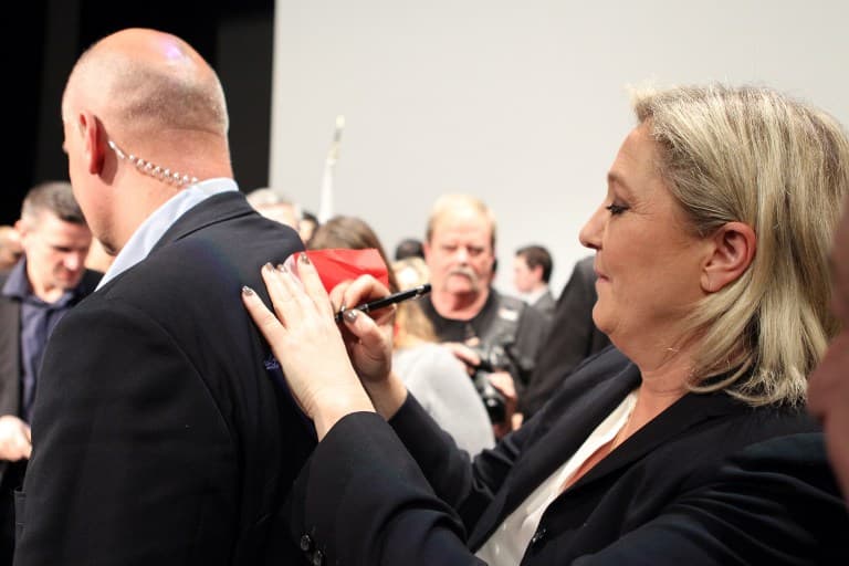'It's a lie!' Le Pen says she never admitted to giving fake job to bodyguard