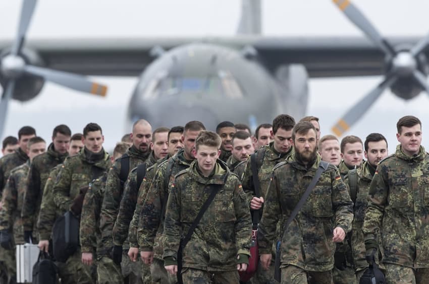 Hundreds more German troops arrive in Lithuania amid Russia fears