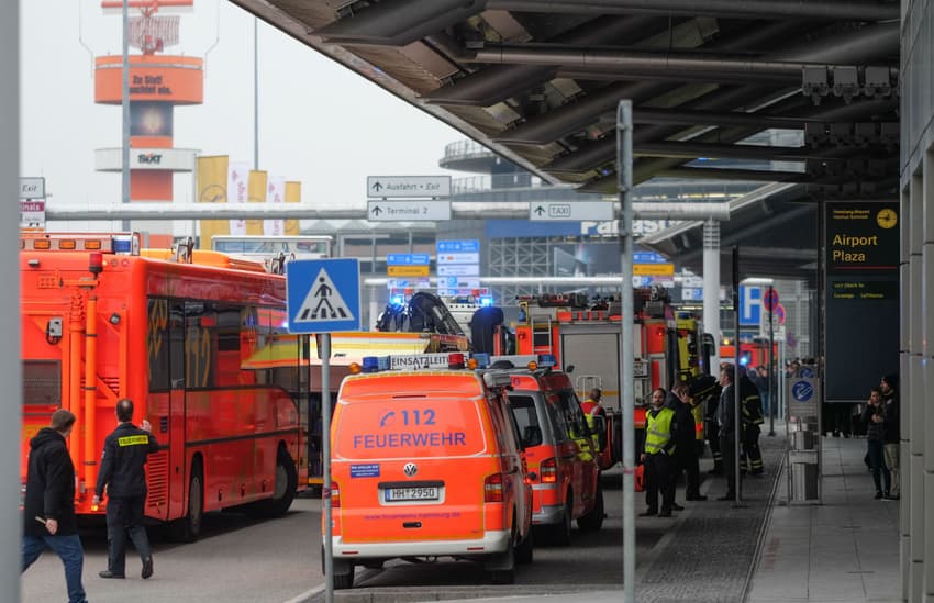 Pepper spray 'prank' leads to evacuation at Hamburg airport
