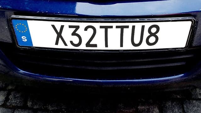 Sweden's offensive number plate enthusiast strikes again