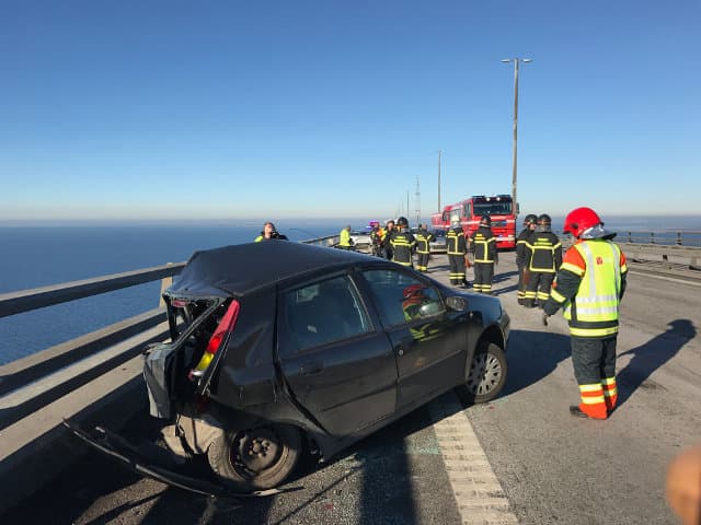 14 injured in 'biggest accident' on Öresund Bridge
