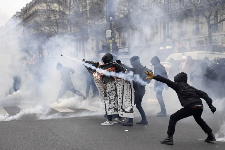 Paris sees clashes in protests against police brutality