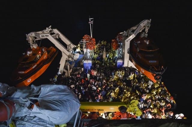 Almost 1000 migrants were rescued off Libya on Thursday: Italian coastguard