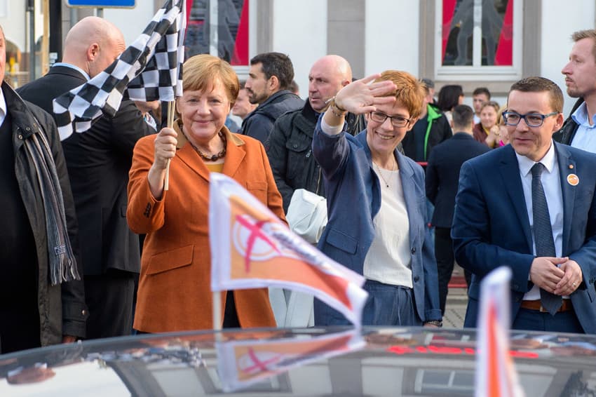 Merkel's party wins German state vote by large margin