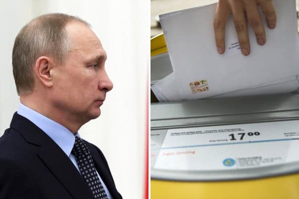 Swede accidentally receives Vladimir Putin's mail