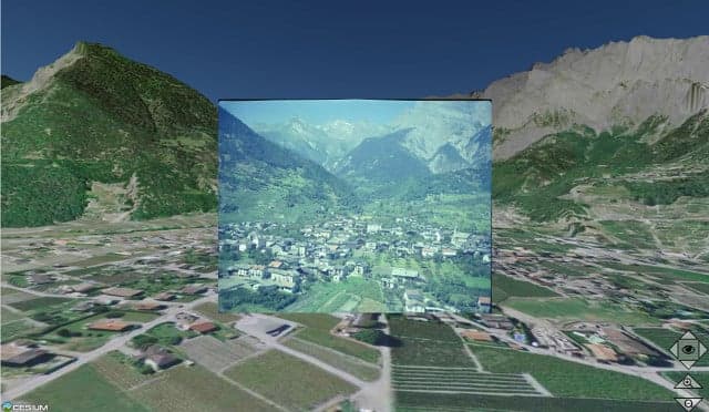 EPFL photo-mapping project reveals 1960s Switzerland