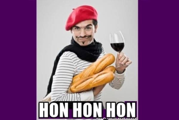 Why do people think the French say 'hon hon hon' when they laugh?