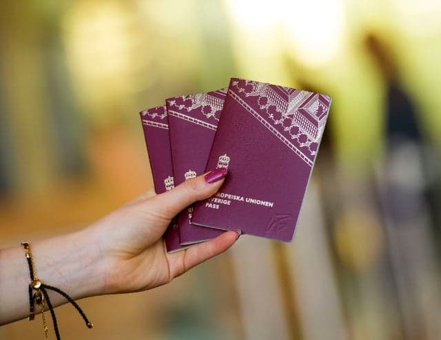 Applications for Swedish passports from Brits increased threefold in 2016