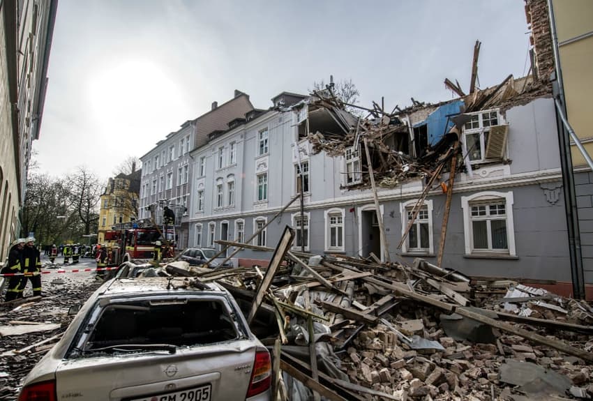 Explosion in family home in Dortmund rips apart block of flats