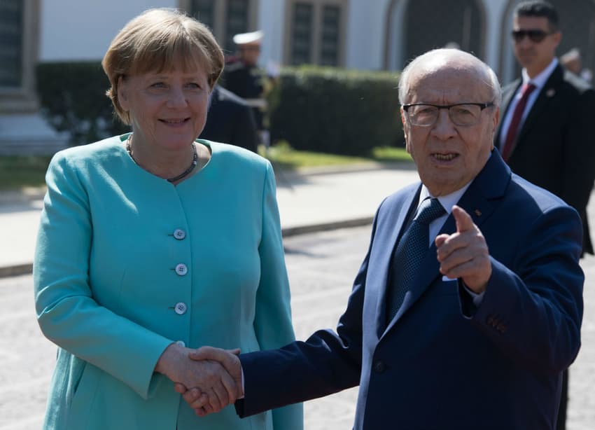 Merkel announces new migration deal on trip to Tunisia