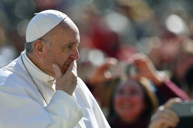Cutting jobs is a 'very serious sin', says pope