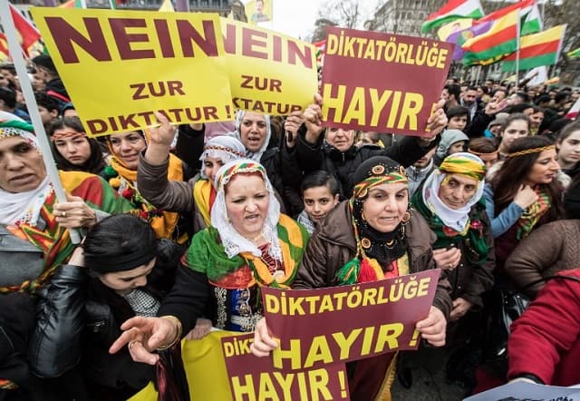 Turkey fumes over Kurdish rally in Frankfurt