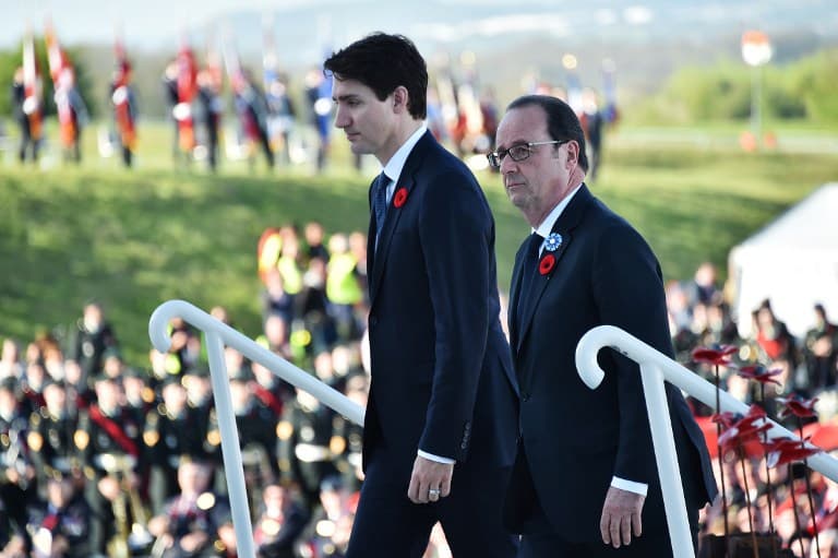 Trudeau says 'Canada was born here' during commemorative visit to France