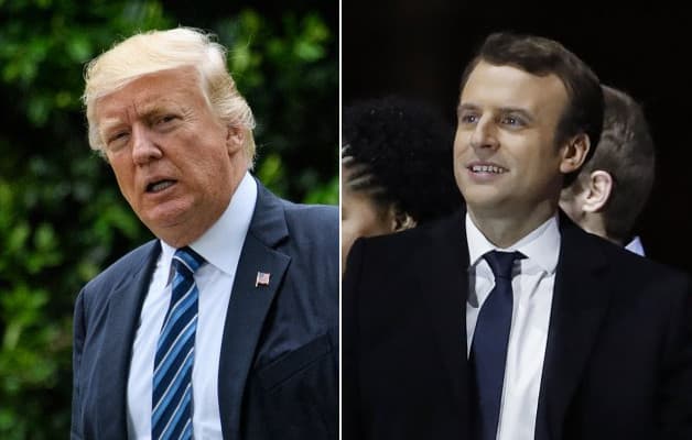 Macron set for first meeting with US President Trump