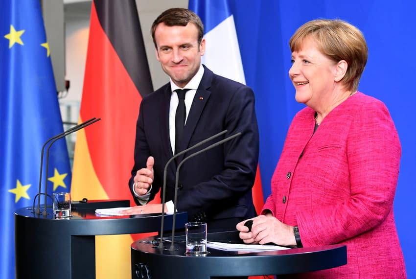 Macron wins Merkel backing for bid to shake up Europe