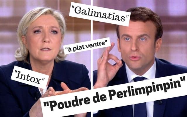 The new French words we learned thanks to Macron and Le Pen's verbal joust