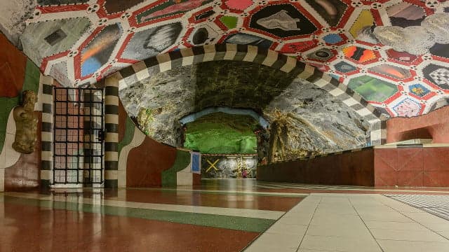 IN PICTURES: Celebrating Stockholm's metro, the world's longest art gallery