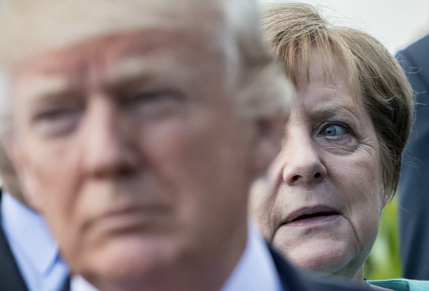 Merkel hopes to breathe new life into free trade talks with Washington