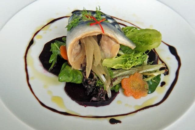 RECIPE: Pickled mackerel and beetroot salad