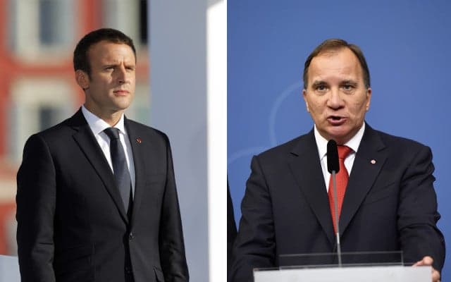 Swedish PM Löfven to meet French President Macron in Paris