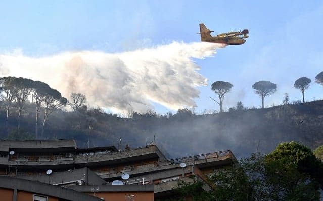 Two reported dead in Italy's wildfires