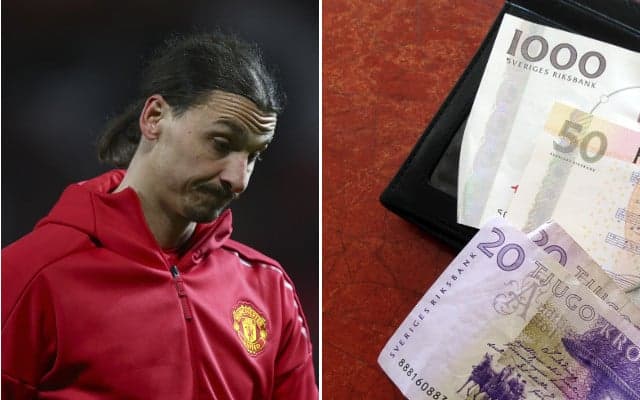 Zlatan Ibrahimovic immortalised on giant '1,000 kronor' note