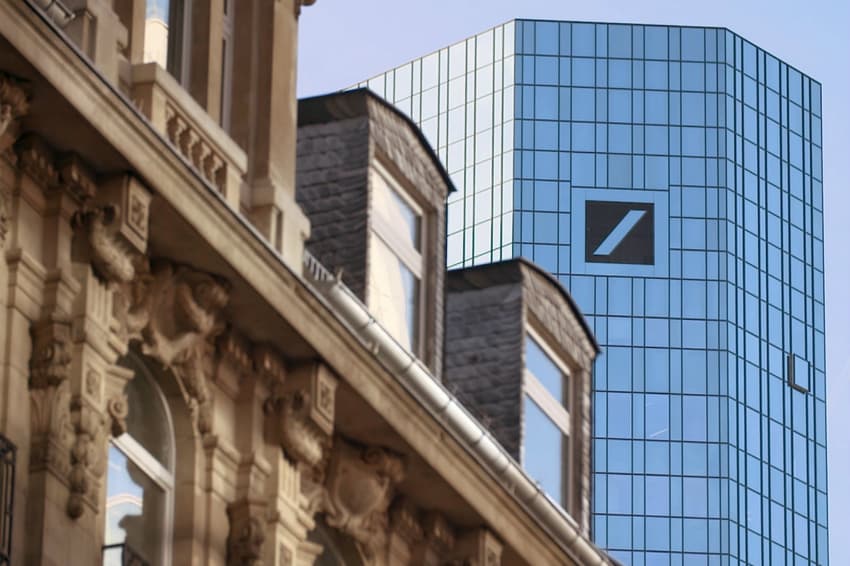 Deutsche Bank shares gain on report it is ditching London for Frankfurt