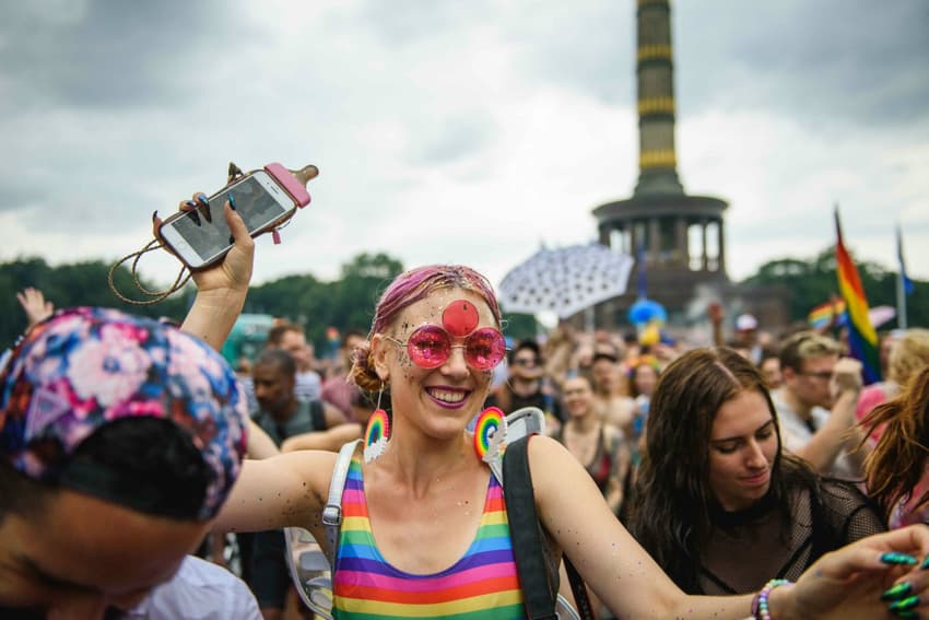 Germany's Gay Pride march celebrates same-sex marriage law