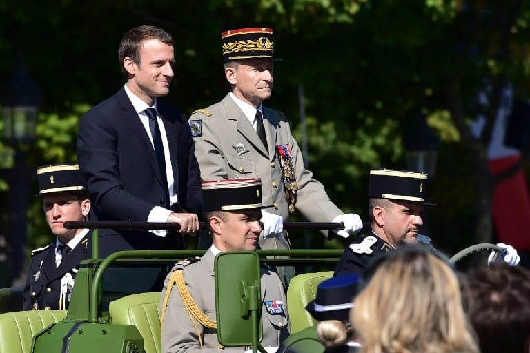 France's top military chief quits after public bust up with Macron