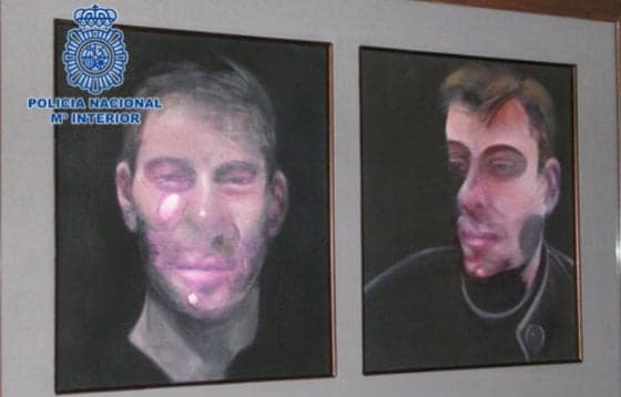 Spanish police recover three stolen Francis Bacon paintings