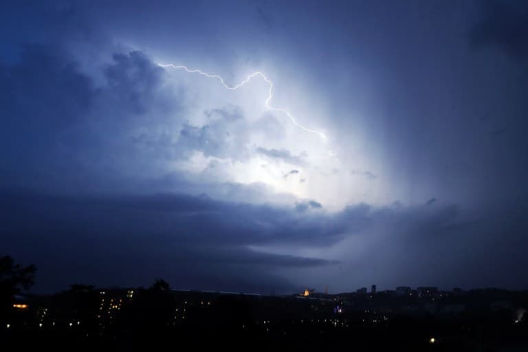 Violent storms lash north west France as more extreme weather warnings issued