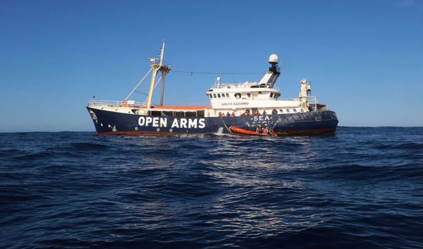 Spanish NGO vessel with three migrants on board held in limbo