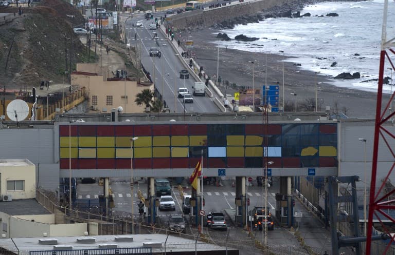 Dozens of migrants storm Morocco-Spain border post