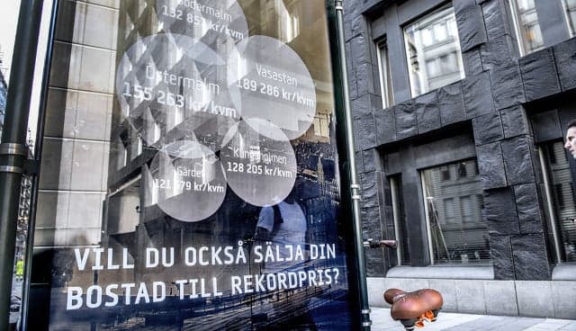 Stockholm house prices double in a decade