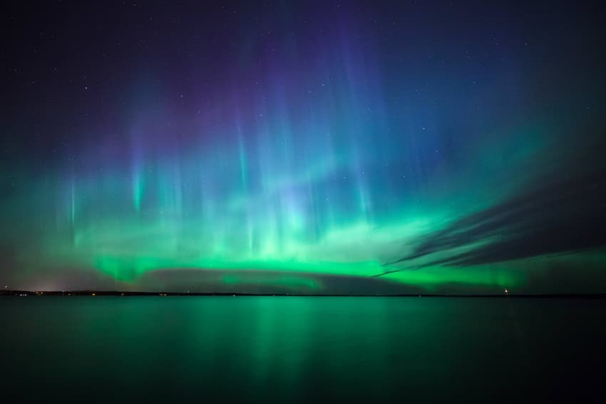 Northern Lights could be visible over Denmark this weekend