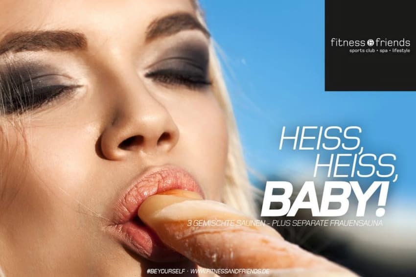 Gym ad branded 'most sexist in Germany' uses bad press for good cause