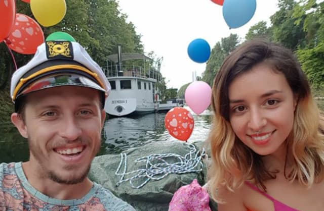 Honeymooners pedalboat down River Seine from Paris to Normandy coast