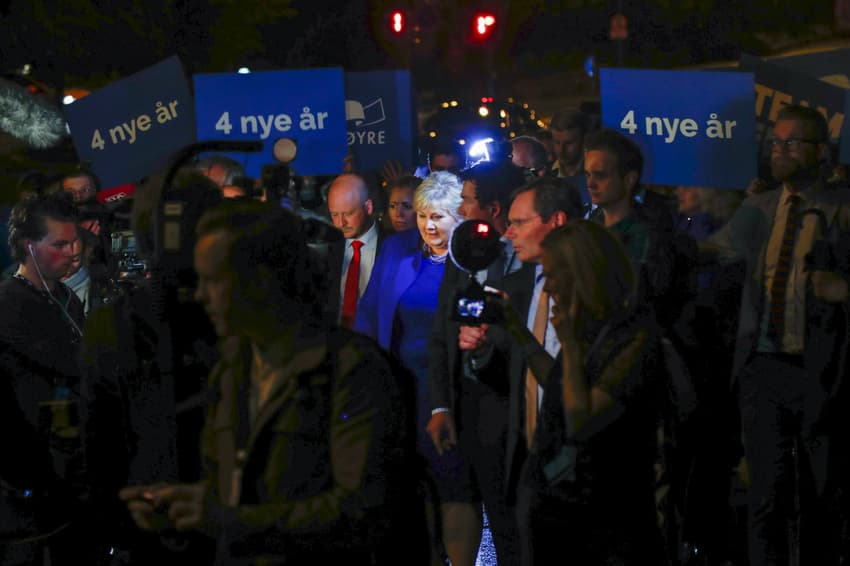 As it happened: Erna Solberg reelected as Norwegian prime minister