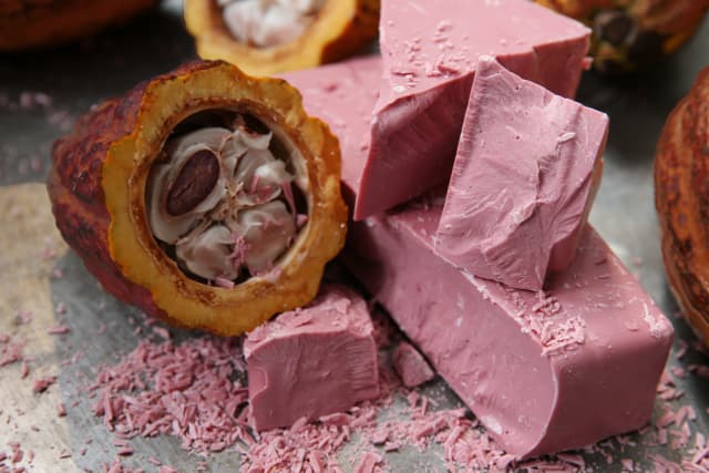 Swiss innovators create pink chocolate and blue wine