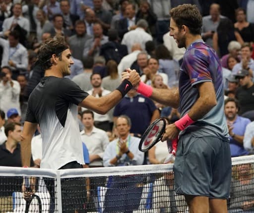 Federer beaten by 'lion' Del Potro in US Open quarterfinal