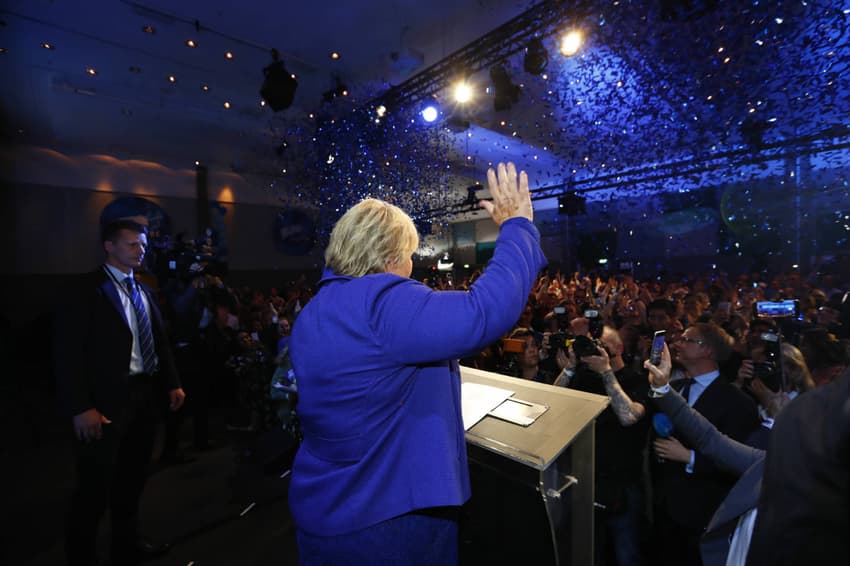 Norway's PM Solberg claims victory in close election