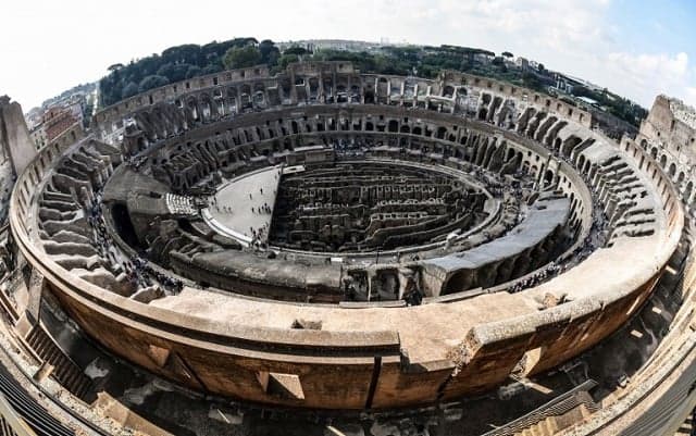 For the first time in decades, Rome's Colosseum opens its top levels to the public