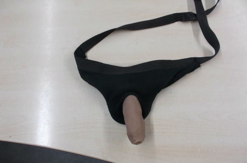 Man busted by cops for using plastic penis during drug driving test