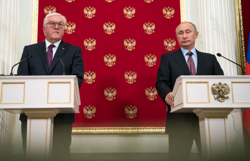 President Steinmeier laments 'open wounds' in Russia ties during Moscow visit