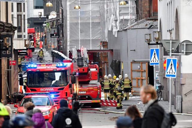 Iconic 19th century building gutted in Stockholm fire